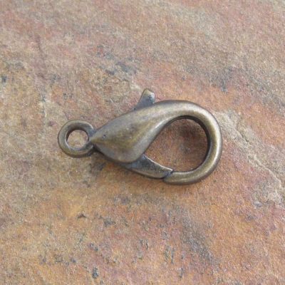 Antique Brass Parrot Clasps
