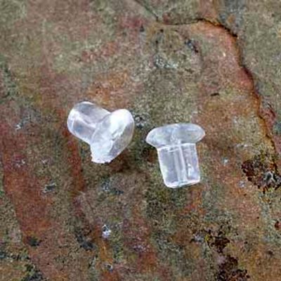 Silicon Earring Butterfly Back