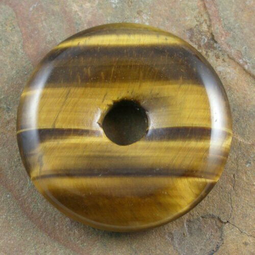 30mm Tiger Eye Stone Donut