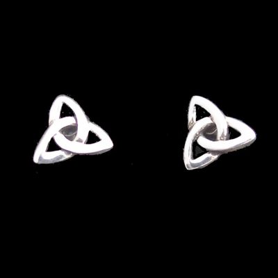 Sterling Silver Triquetra Earrings