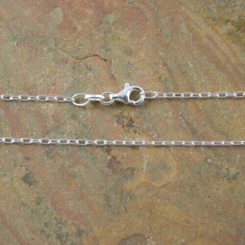 Sterling Silver Long Cable Chain