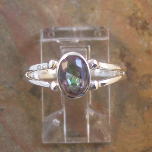 Sterling Silver Mystic Topaz Ring