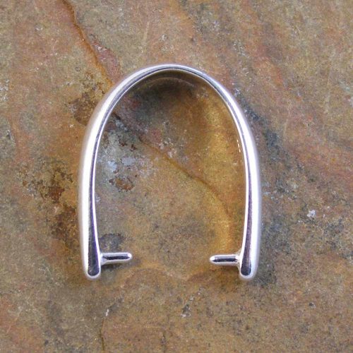 Sterling Silver Large Pinch Bail