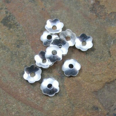 Silver Plated Bead Cap